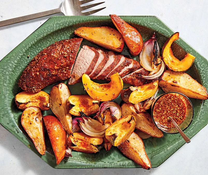 Autumn Pork Sheet-Pan Dinner