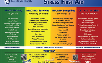 Stress First Aid – What Color Are You?